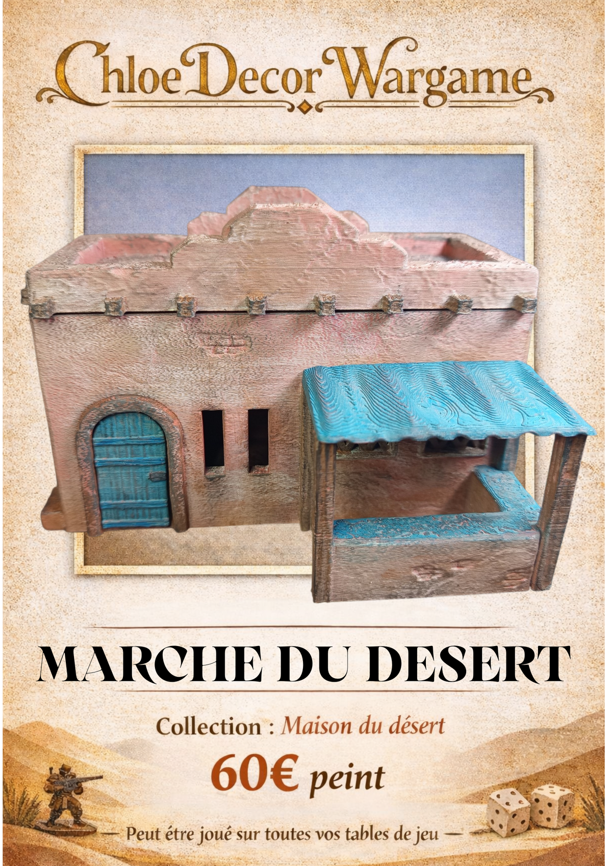 Marché du désert 28-32 mm