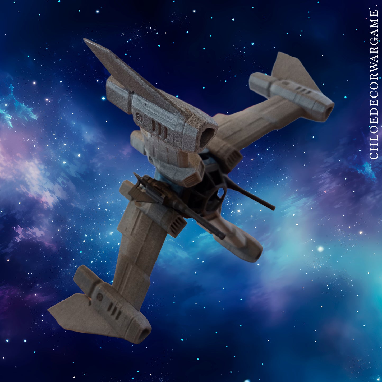 Vaisseau Sci-Fi “Crusader” – Dominion Stellaire