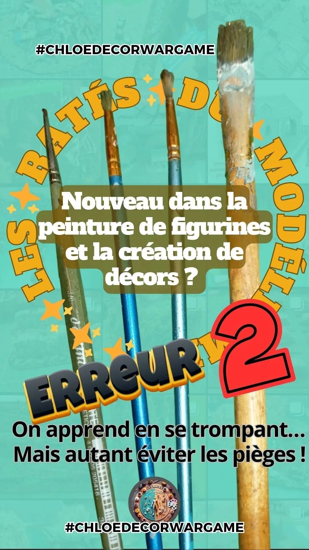 Les-Ratés-du-modélisme-2-par-ChloeDecorWargame-ERREUR-2-Trop-de-colle-visible-version-débutant ChloeDecorWargame