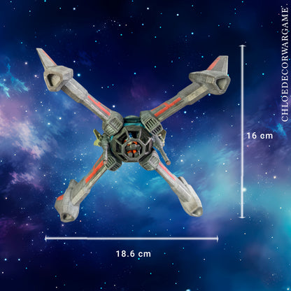 Vaisseau Sci-Fi “Crusader” – Dominion Stellaire