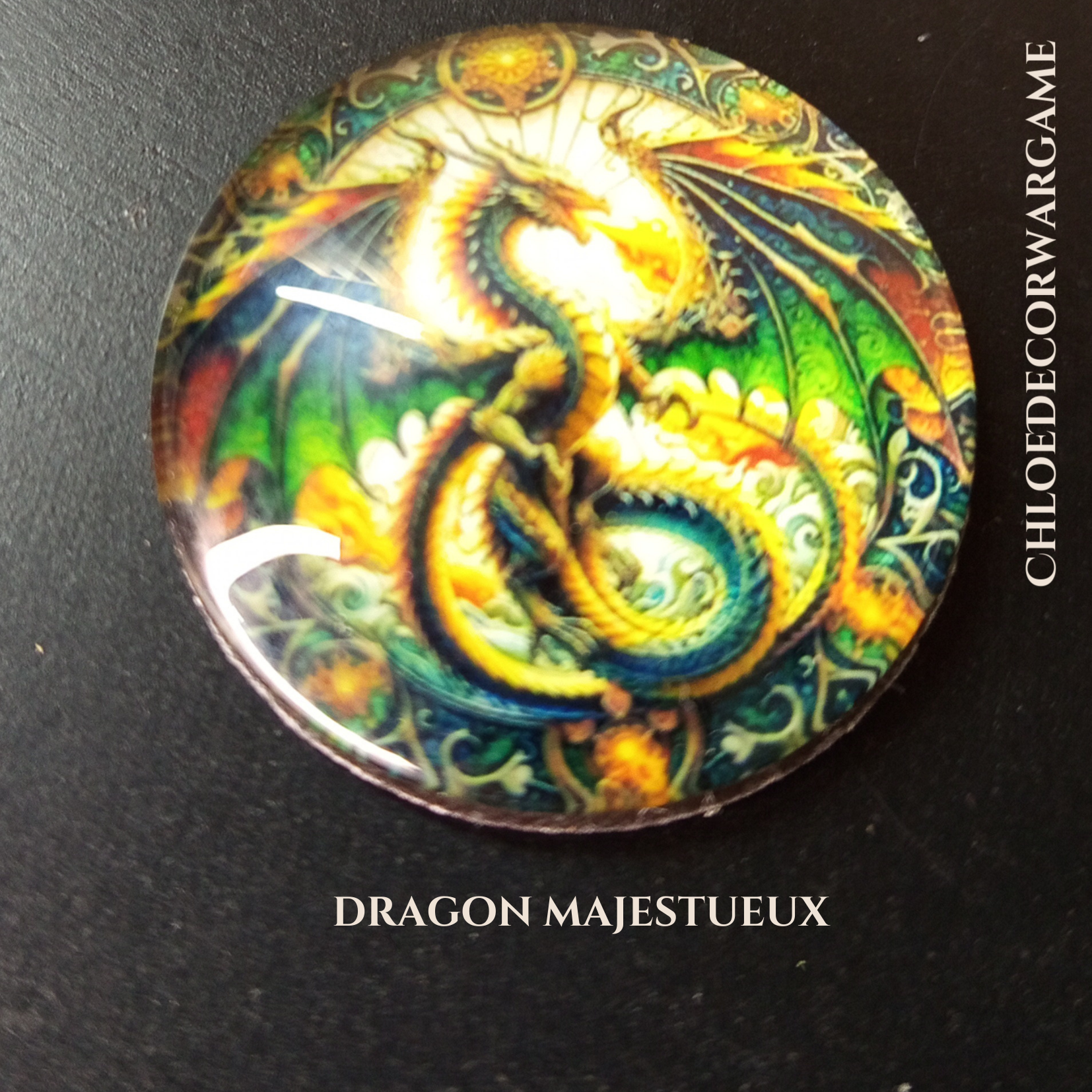 ok Aimant DRAGON DE LEGENDE ChloeDecorWargame