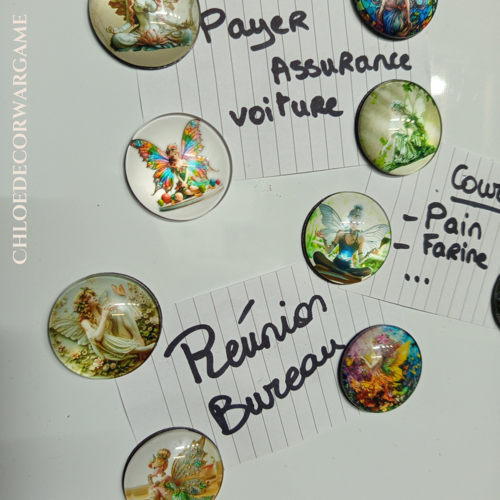 ok Aimant FEE DES JARDINS ChloeDecorWargame