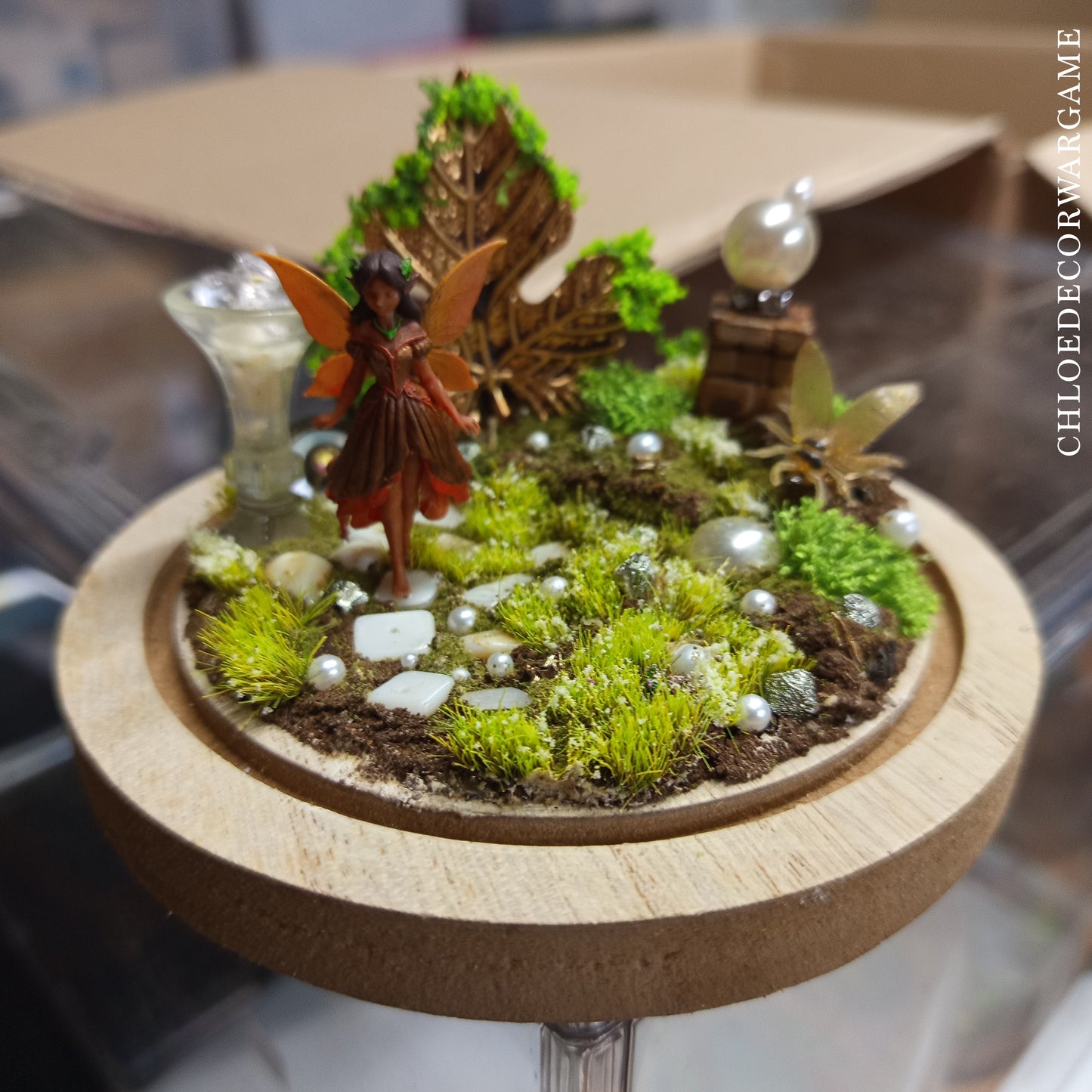 La Clairière Féerique – Collection de Dioramas Fantasy sous Cloche