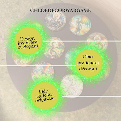 ok Aimant DRAGON DE LEGENDE ChloeDecorWargame