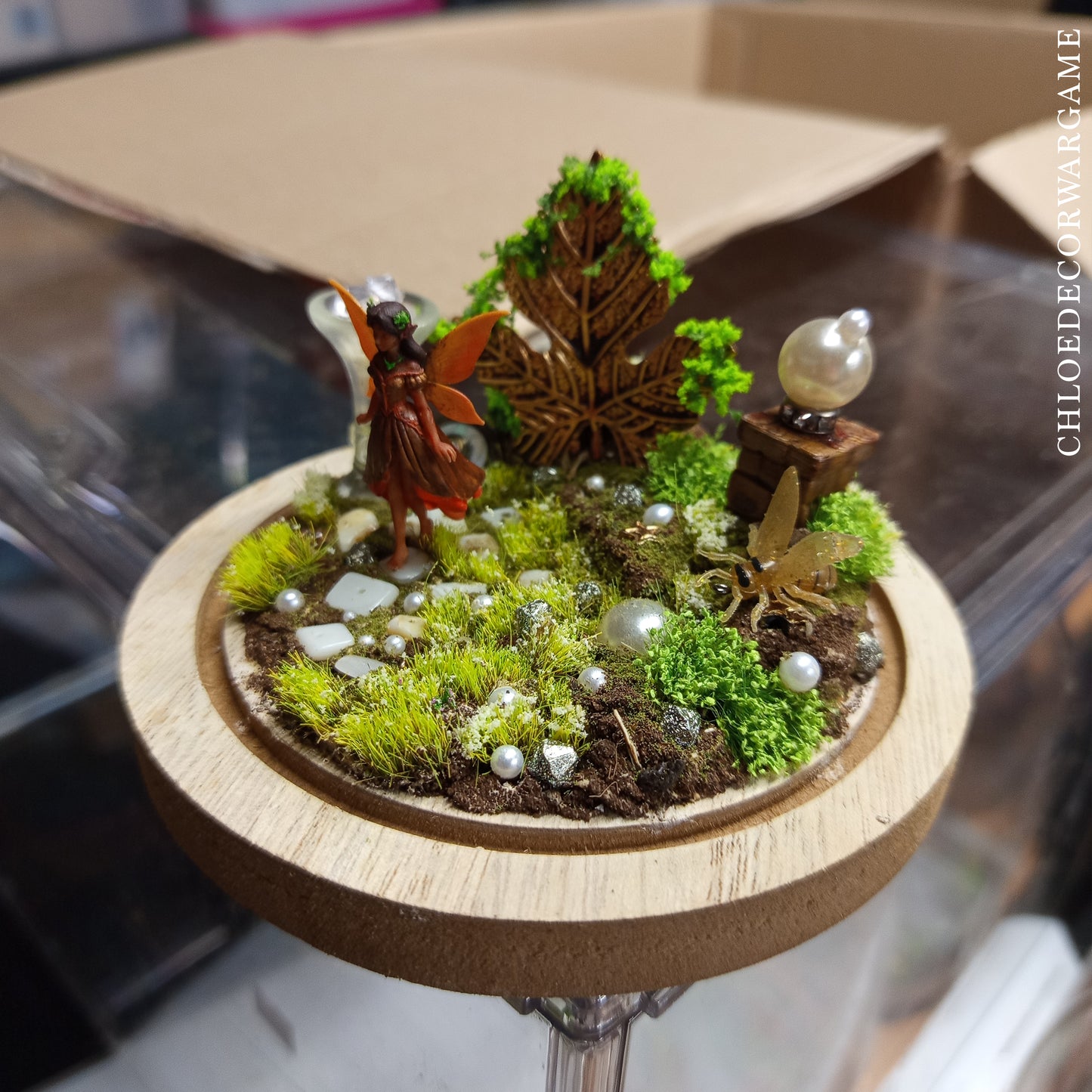 La Clairière Féerique – Collection de Dioramas Fantasy sous Cloche