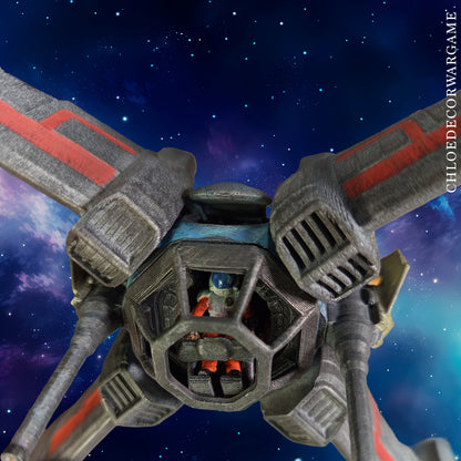 Vaisseau Sci-Fi “Crusader” – Dominion Stellaire