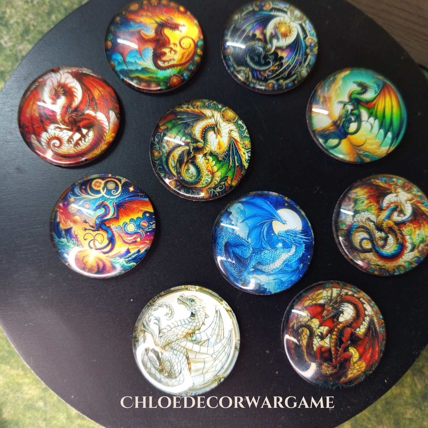 ok Aimant DRAGON DE LEGENDE ChloeDecorWargame