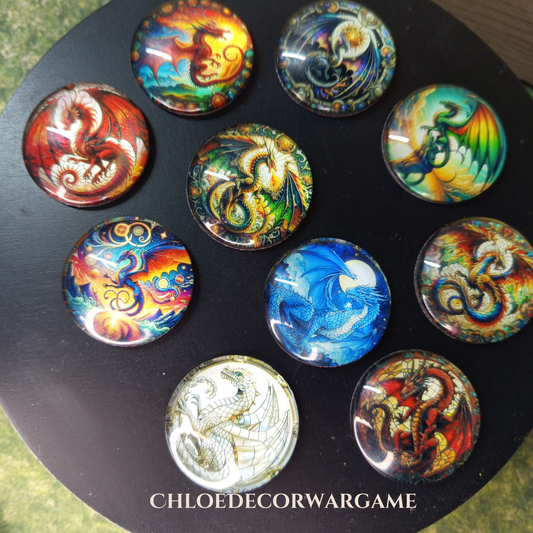 ok Aimant DRAGON DE LEGENDE ChloeDecorWargame