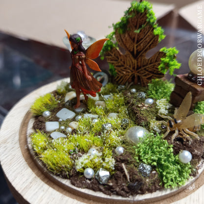 La Clairière Féerique – Collection de Dioramas Fantasy sous Cloche