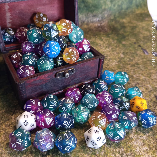 D20 – Dé JDR à l’unité (Couleur aléatoire)