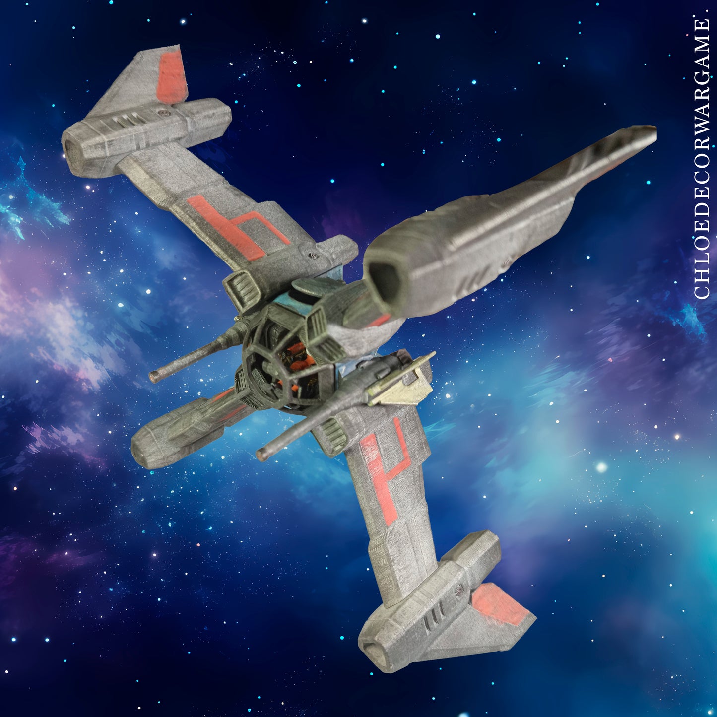 Vaisseau Sci-Fi “Crusader” – Dominion Stellaire