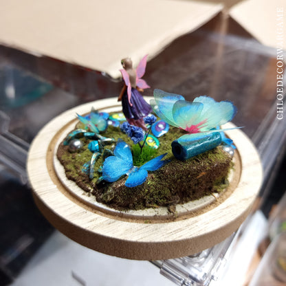 La Clairière Féerique – Collection de Dioramas Fantasy sous Cloche