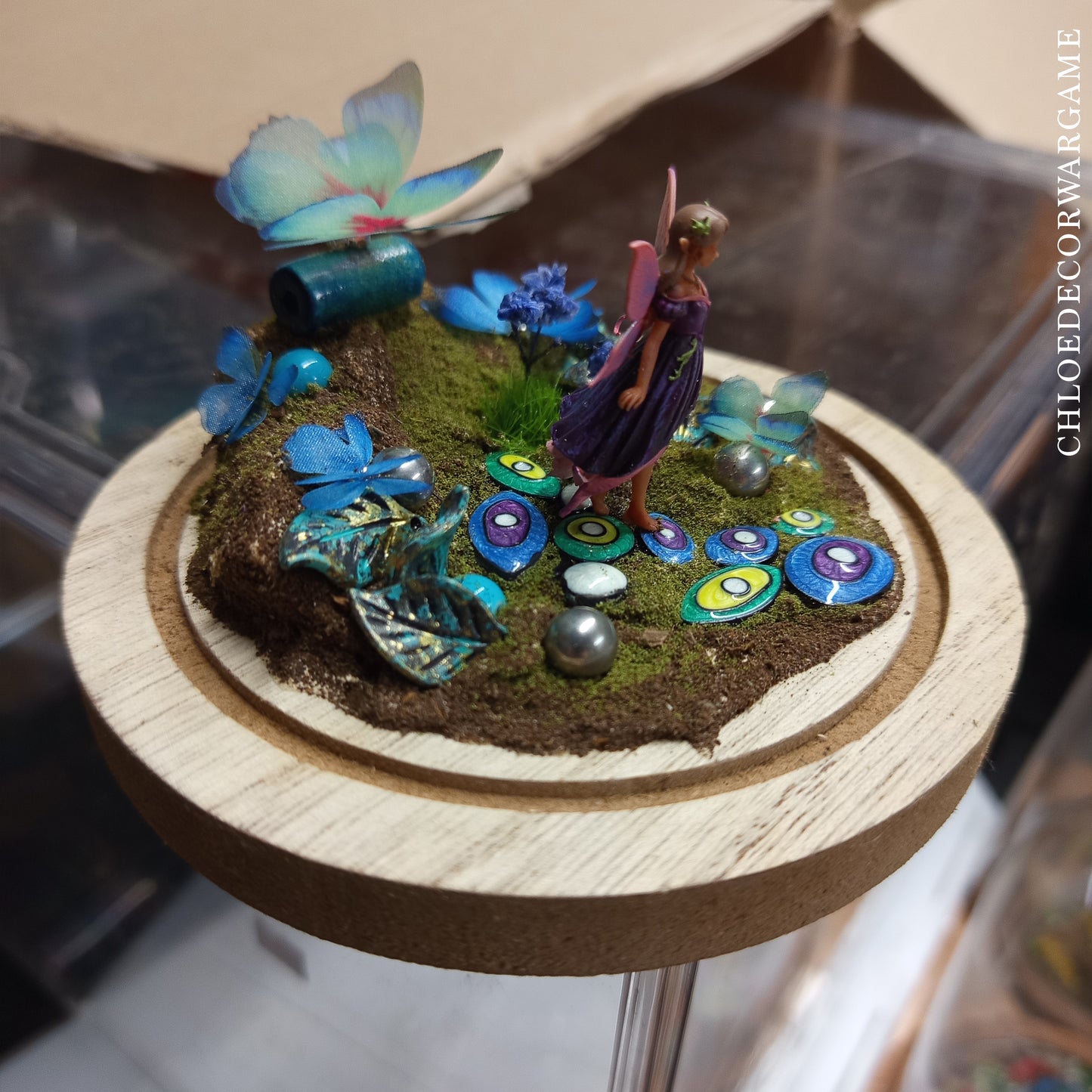 La Clairière Féerique – Collection de Dioramas Fantasy sous Cloche