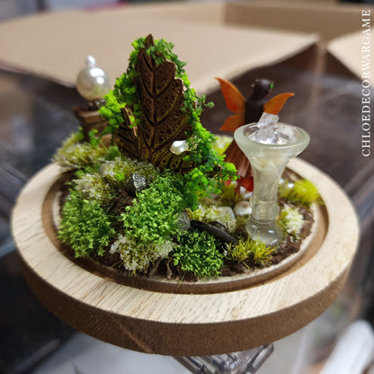 La Clairière Féerique – Collection de Dioramas Fantasy sous Cloche