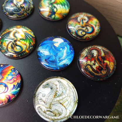 ok Aimant DRAGON DE LEGENDE ChloeDecorWargame