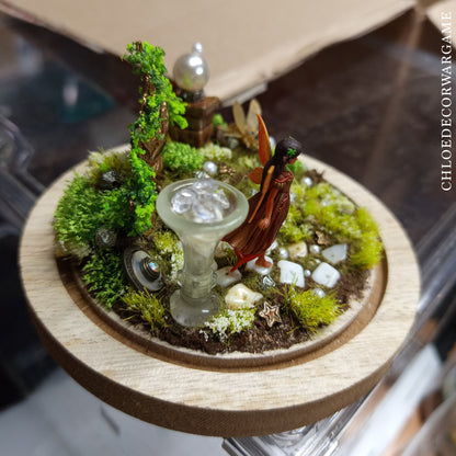 La Clairière Féerique – Collection de Dioramas Fantasy sous Cloche