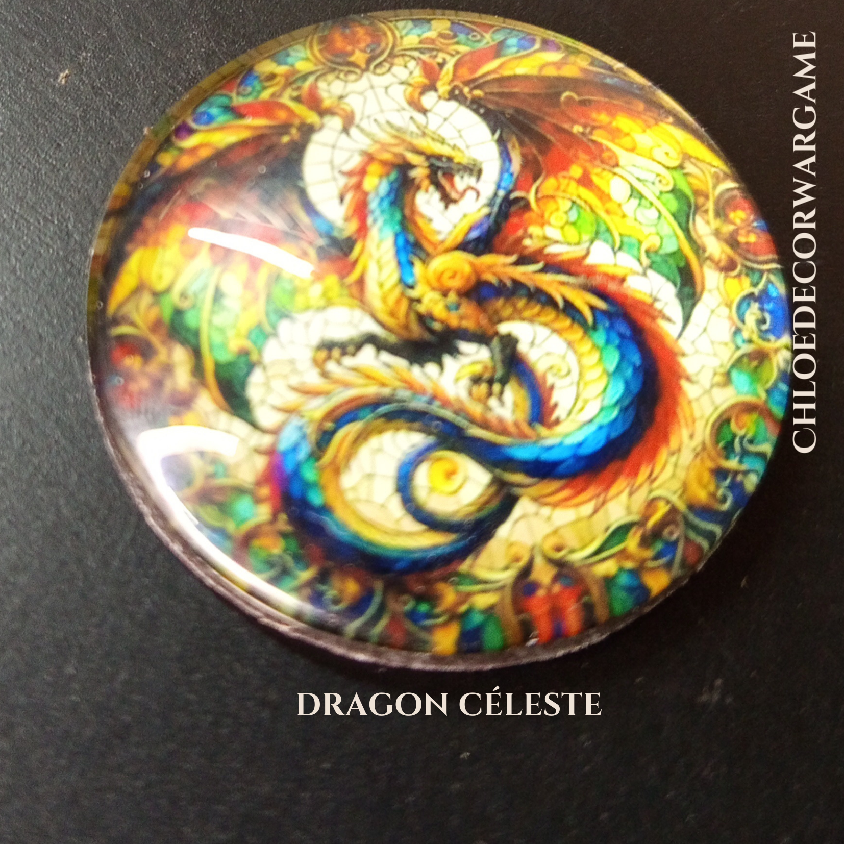 ok Aimant DRAGON DE LEGENDE ChloeDecorWargame