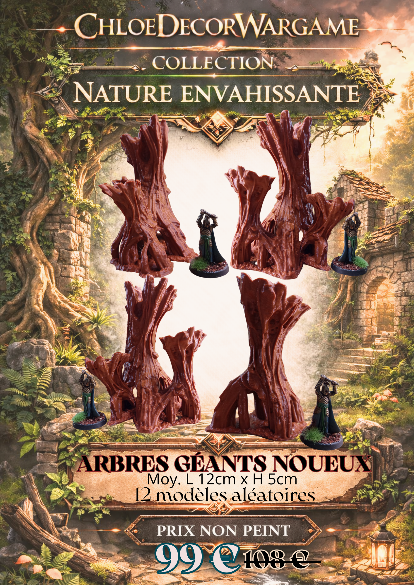 Arbre géant noueux