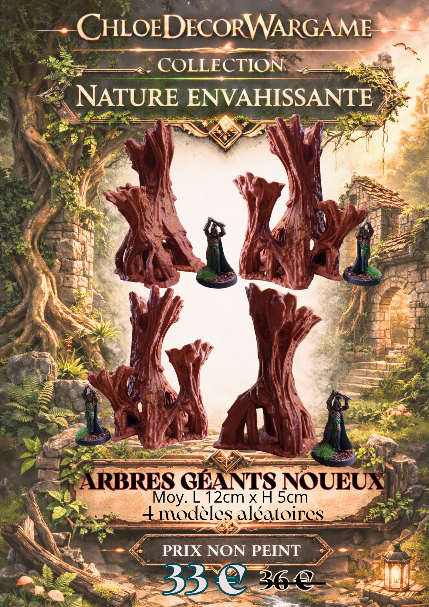 Arbre géant noueux