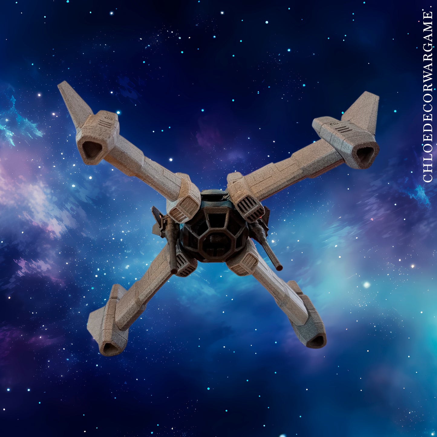 Vaisseau Sci-Fi “Crusader” – Dominion Stellaire